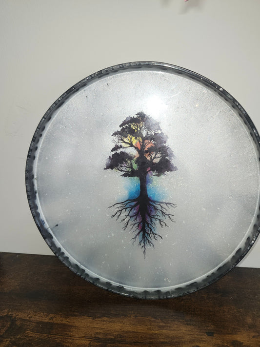 Circle Tree Tray