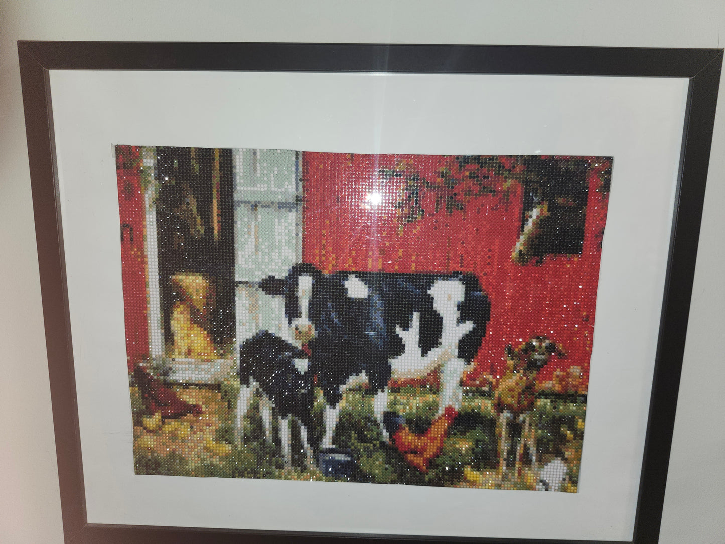 Cow Dimond Painting