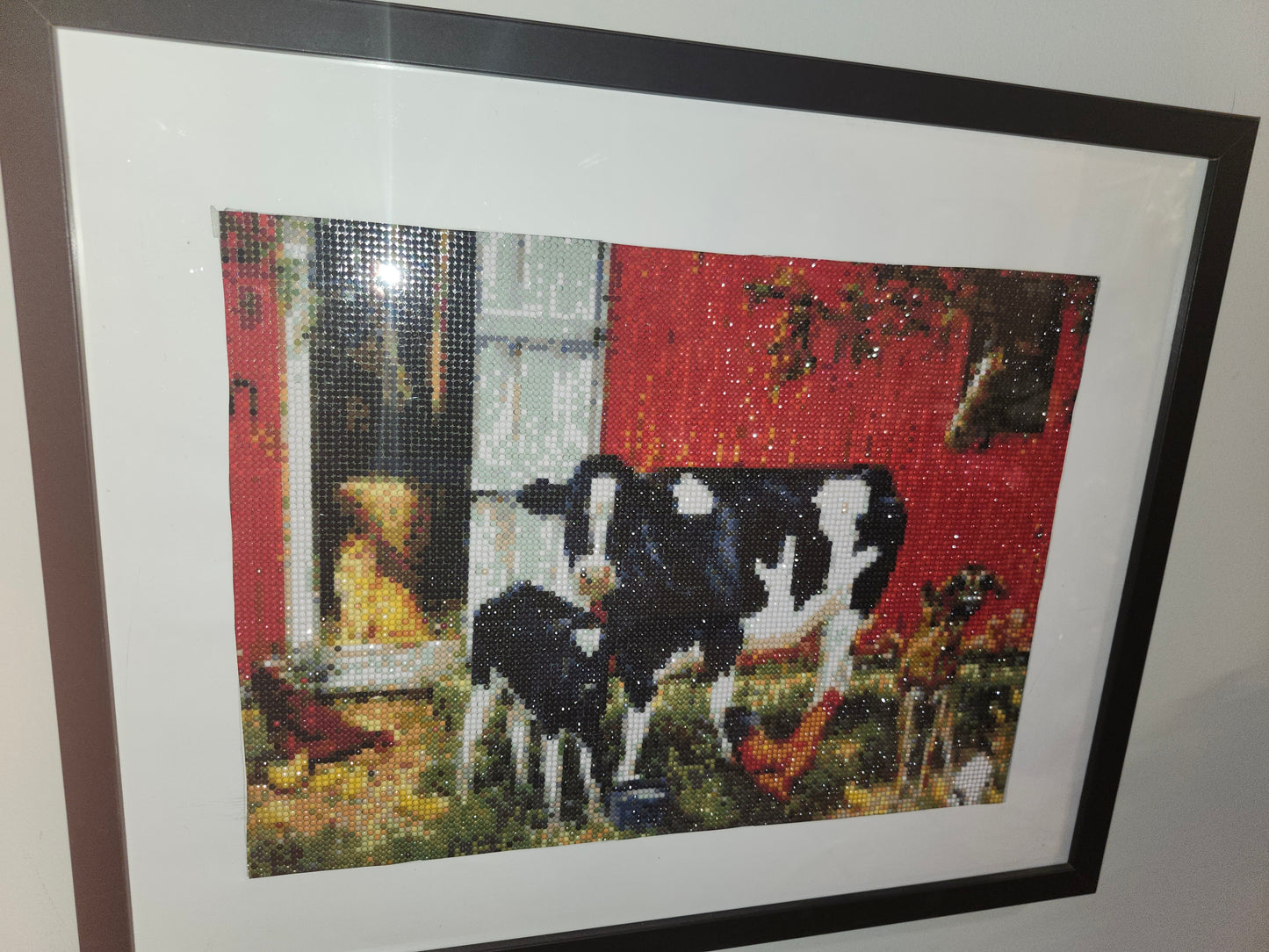Cow Dimond Painting