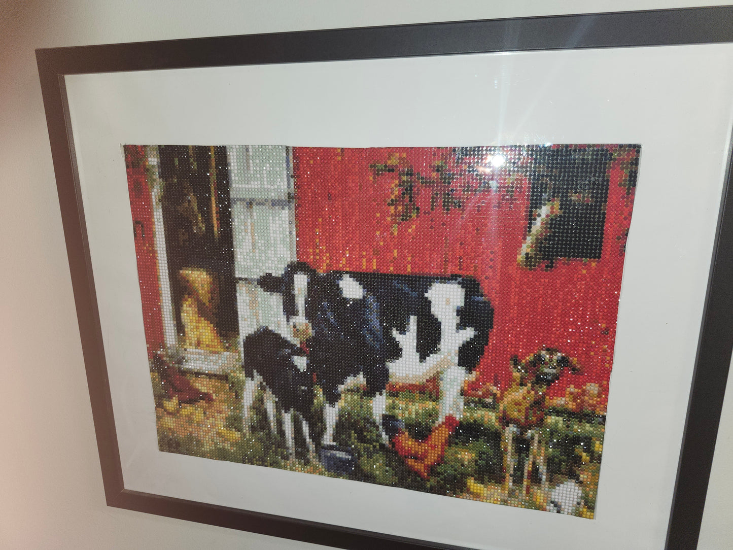Cow Dimond Painting