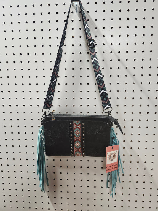 Black Cowgirl Shoulder Bag