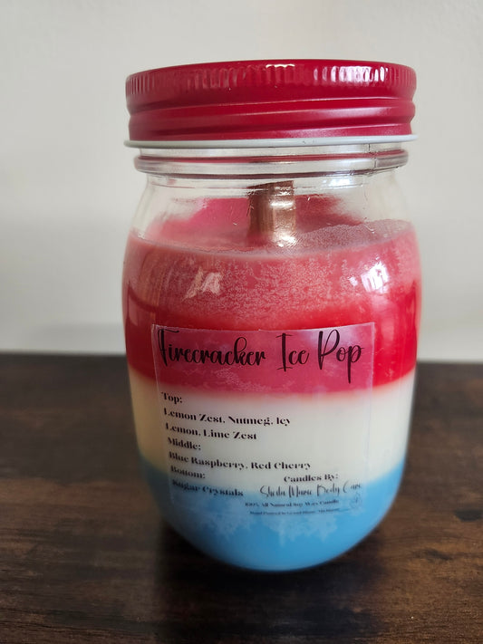 Fire Cracker Ice Pop Candle
