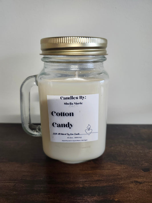 Cotton Candy Soy Wood Wick Candle