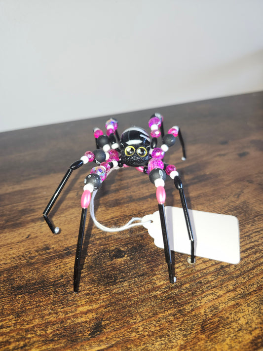 beaded cat spider
