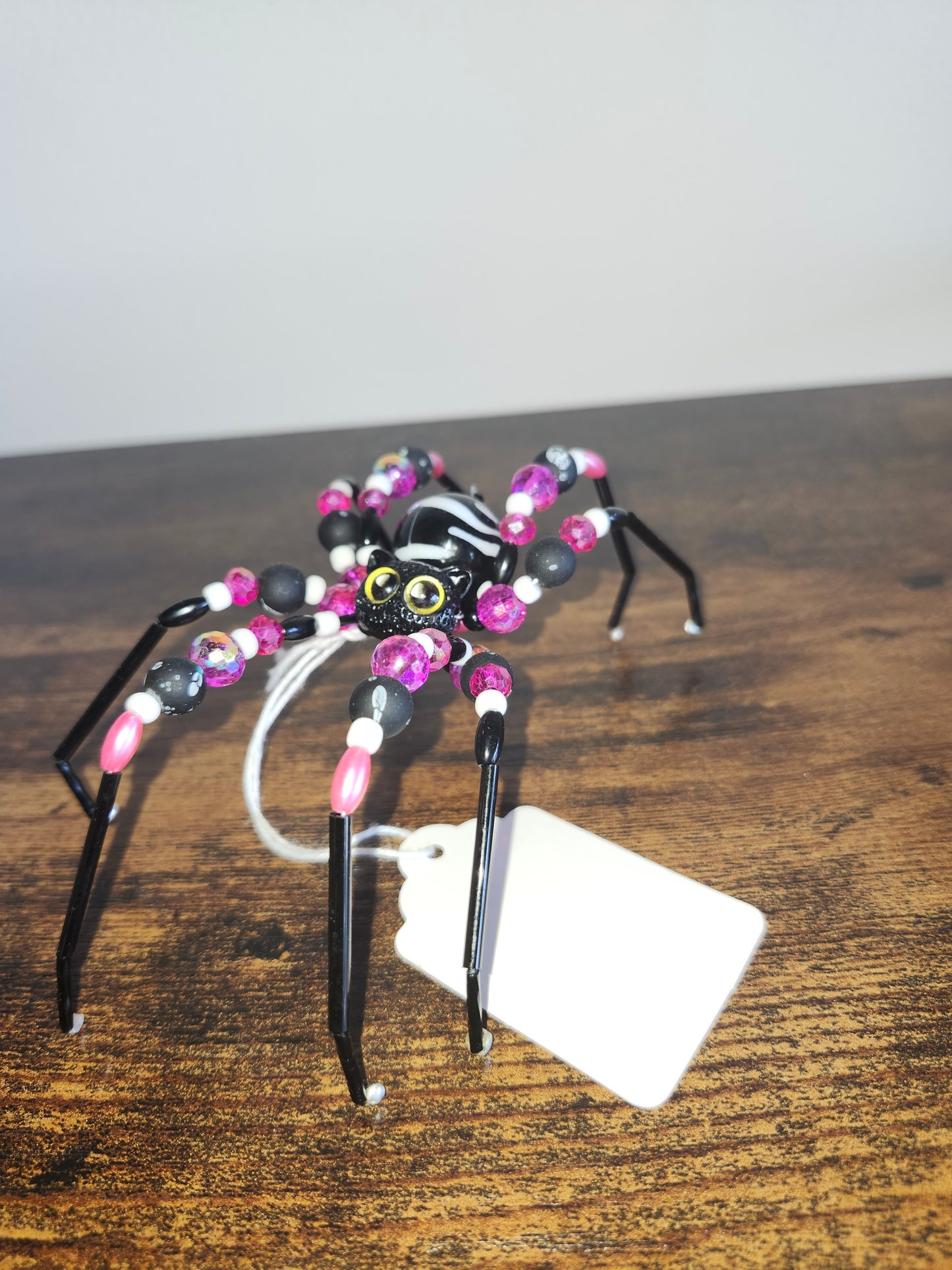 beaded cat spider