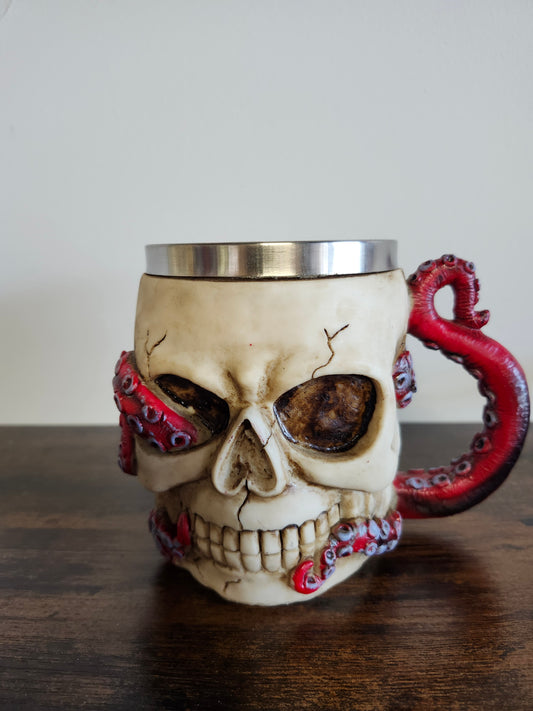 Octopus Skull Mug