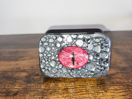 Black And Red Dragon Eye  Tin