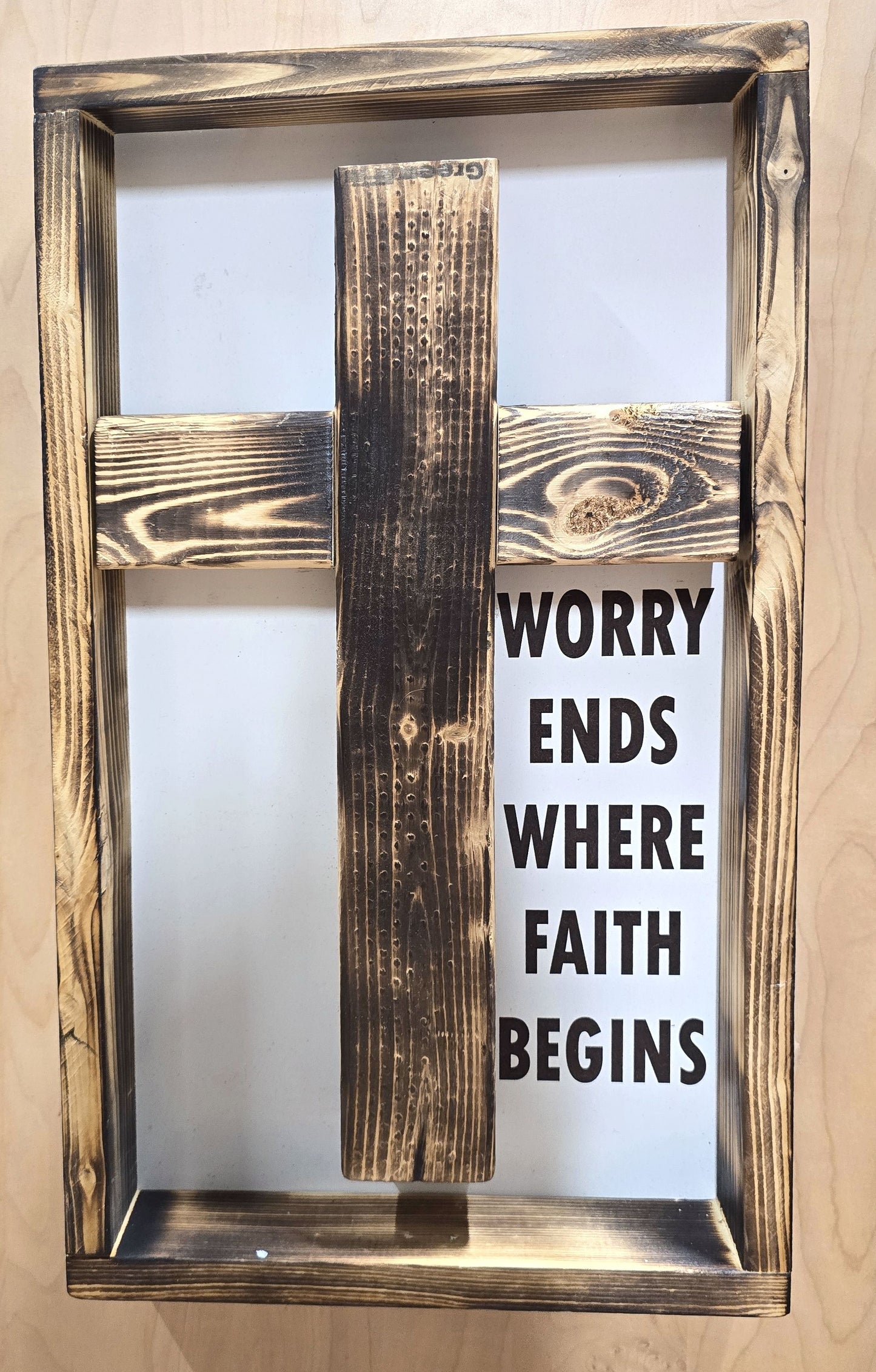 Worry Ends Sign