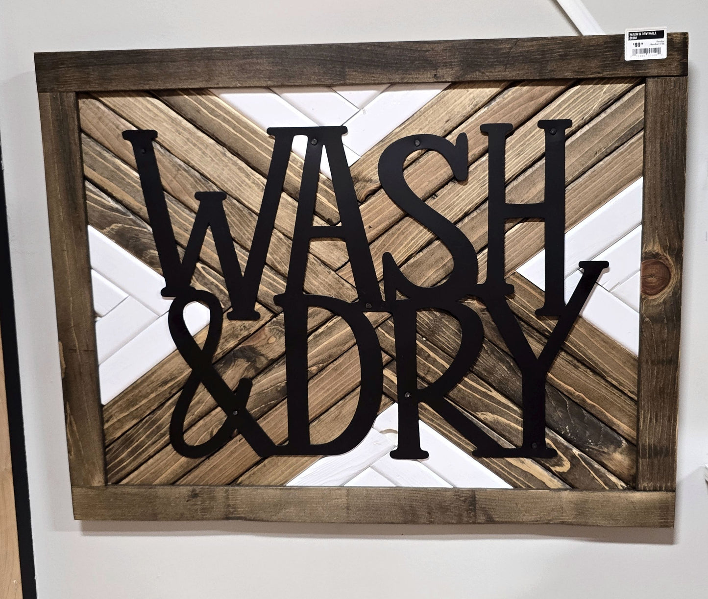 Wash and Dry Sign