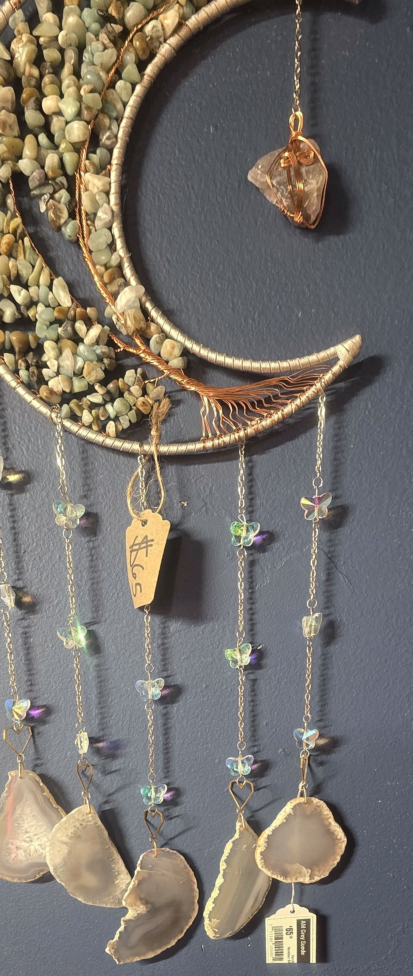 Am Grey Suede Dream Catcher