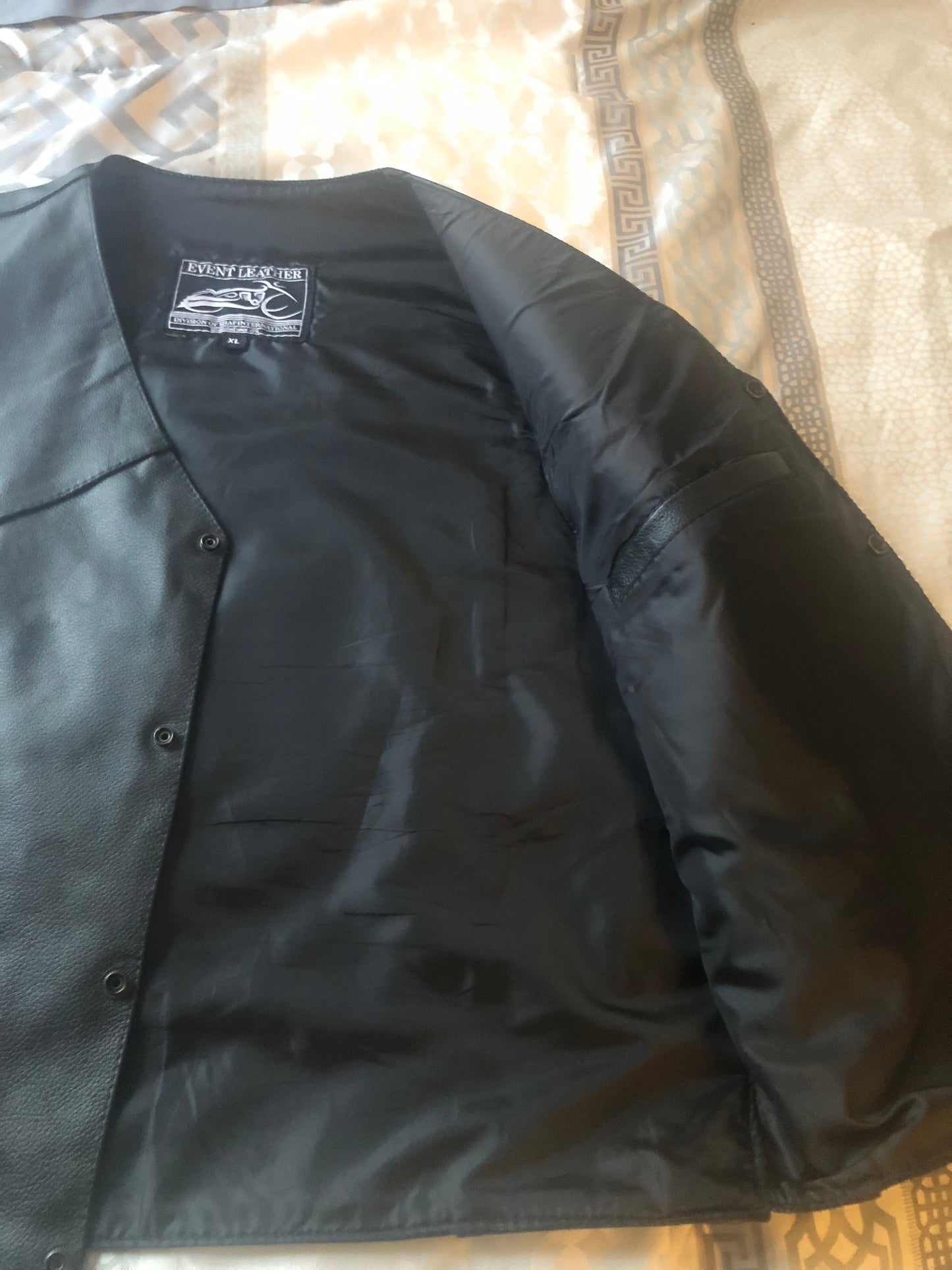 XL Event Leather Brand Leather Vest