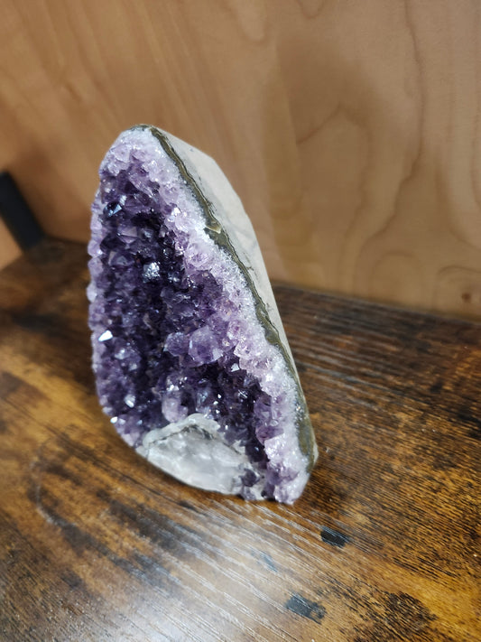 Natural Amethyst Geode Quartz Cluster Crystal