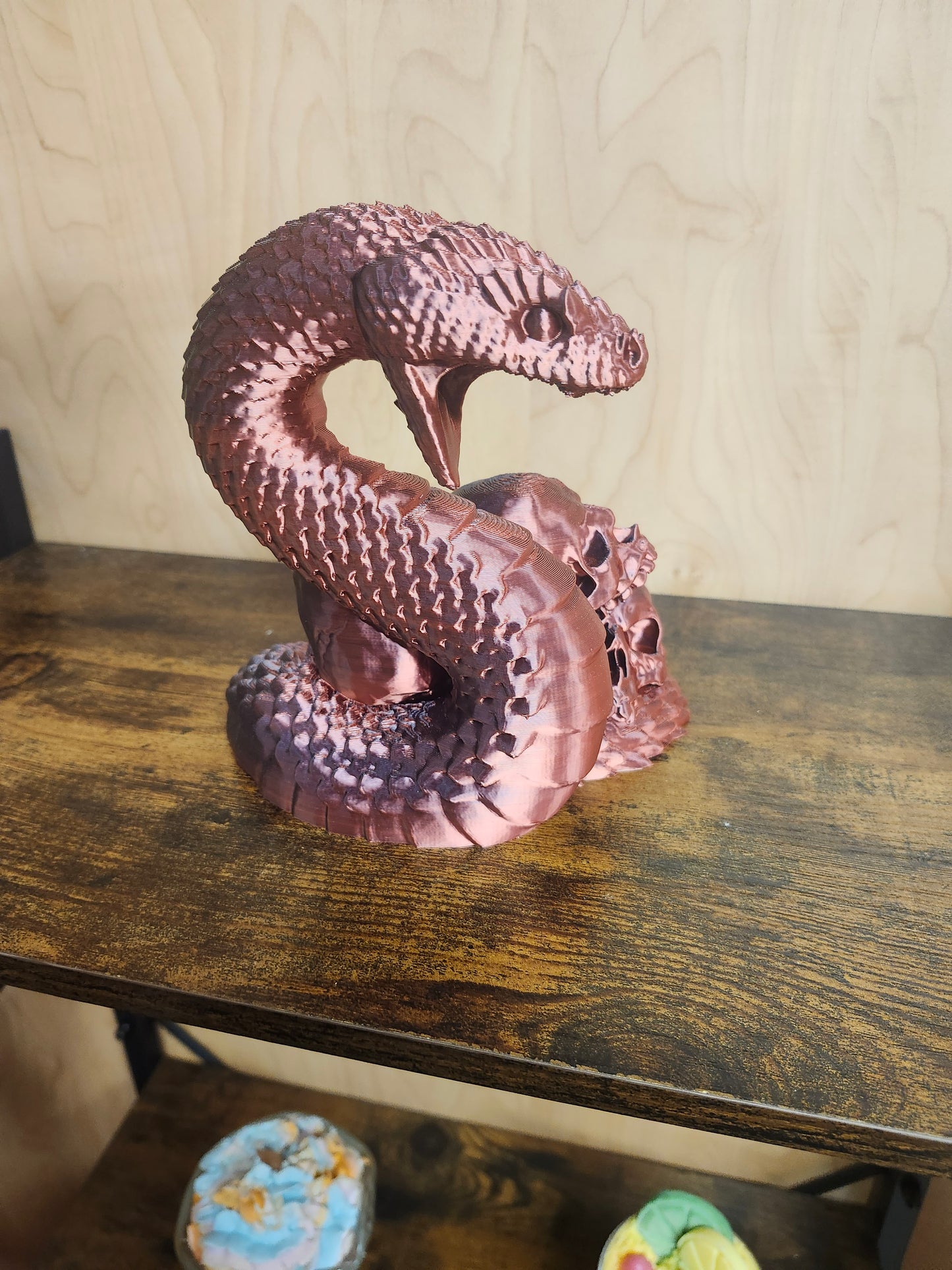 3D Printed Snake And Skull Ps5 Controller Holder