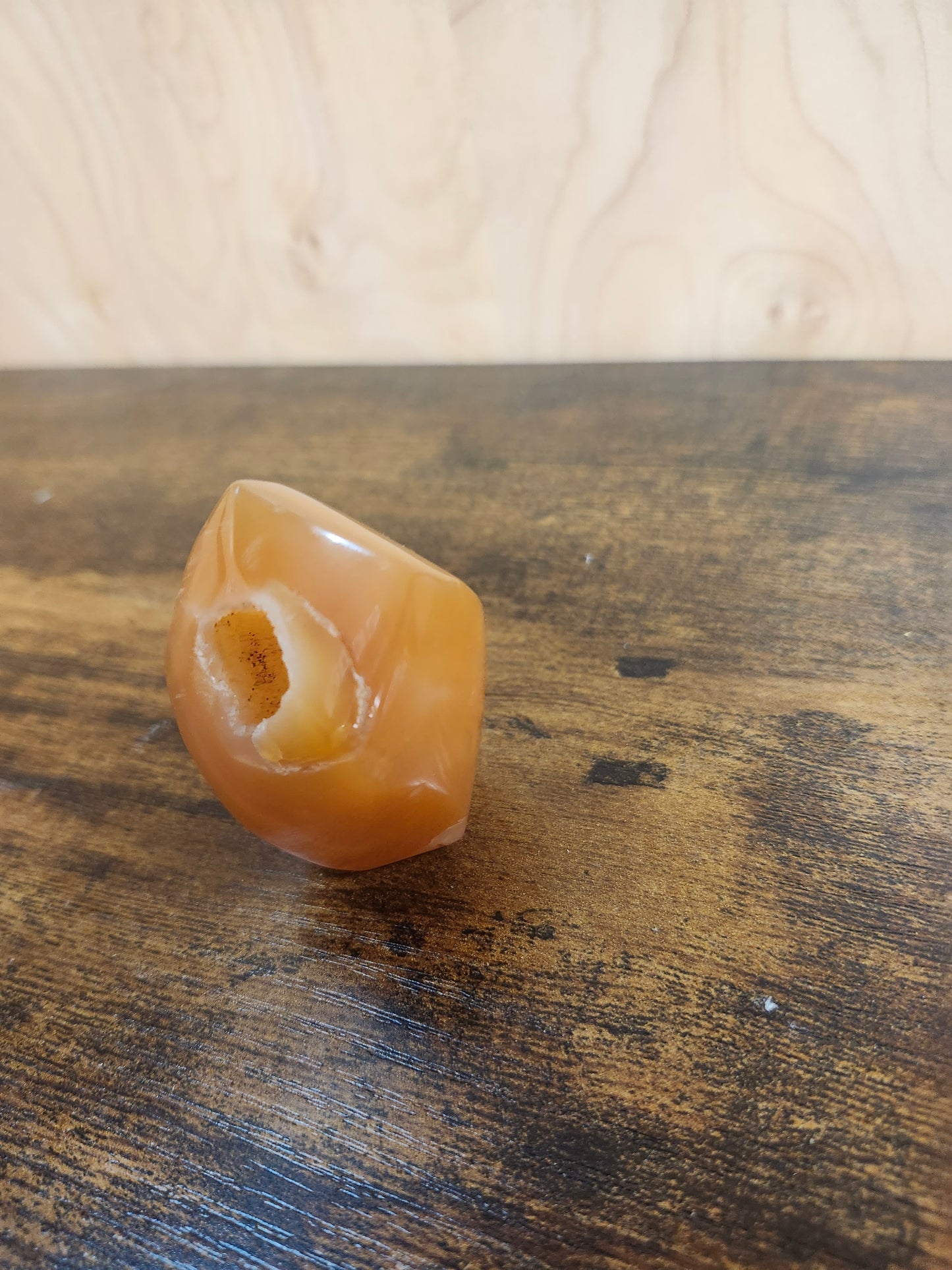 Agate Geode! NATURAL CARNELIAN CRYSTAL QUARTZ