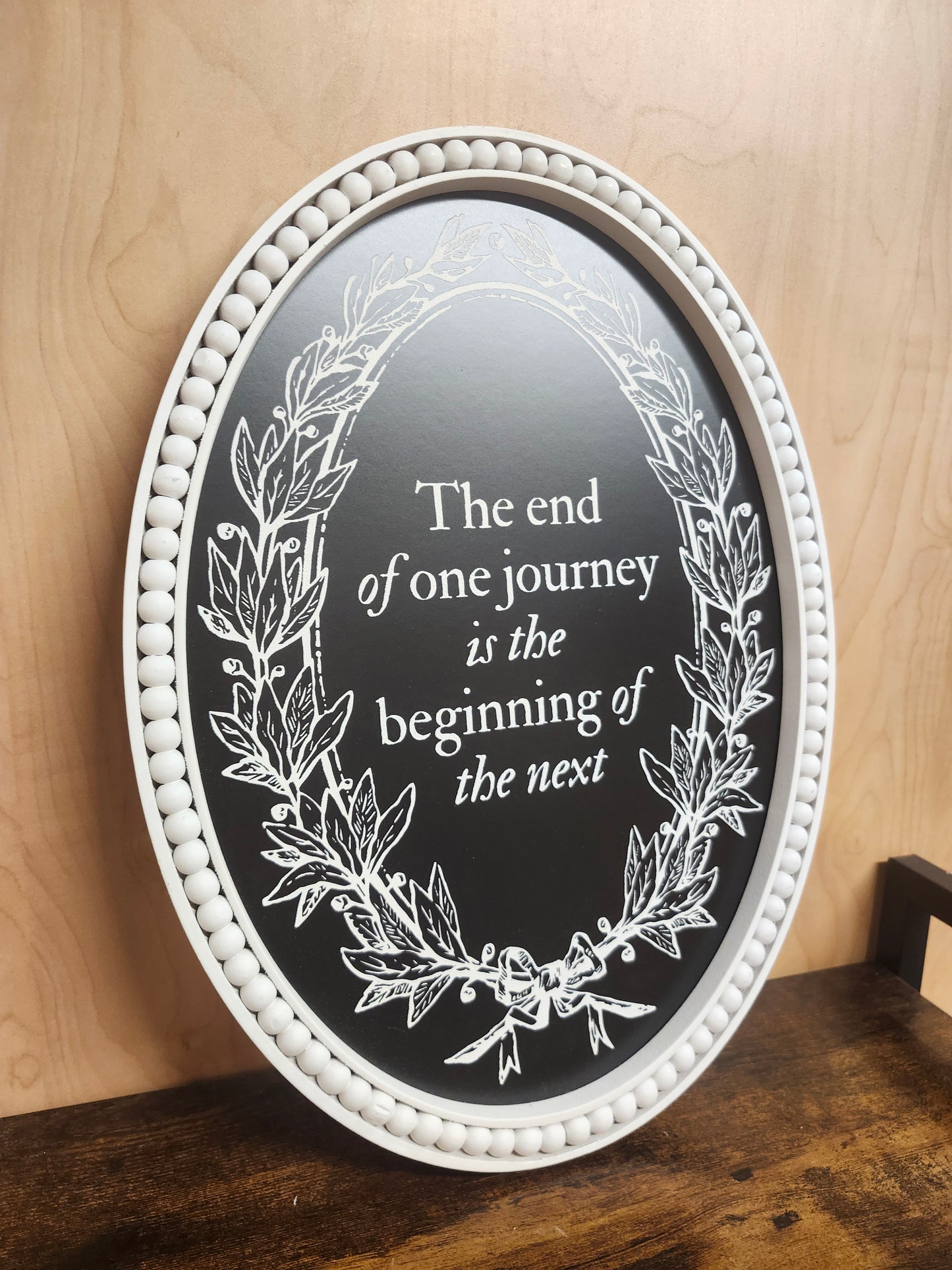 The End Of One Journey Sign