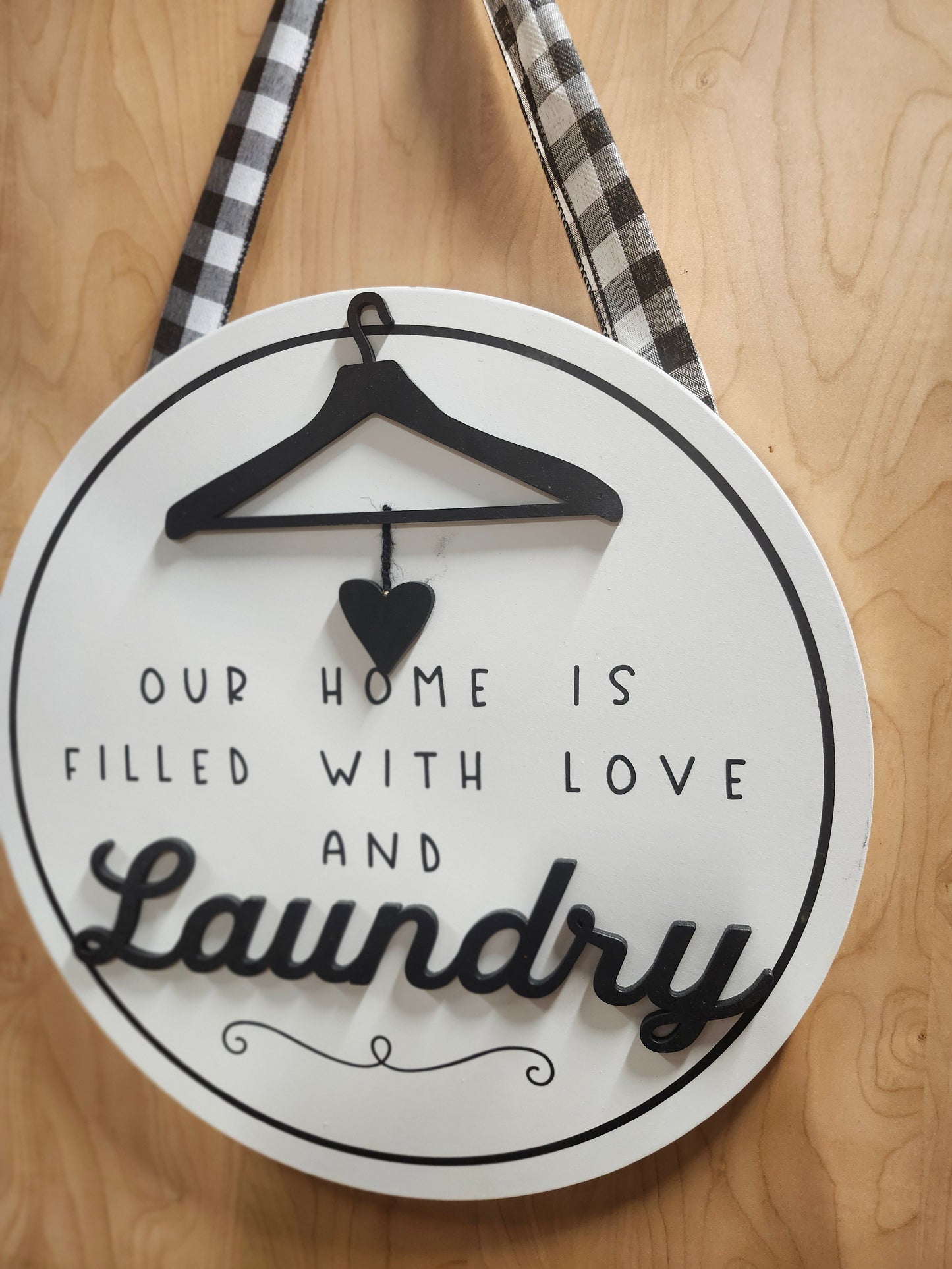 Laundry Wood Sign