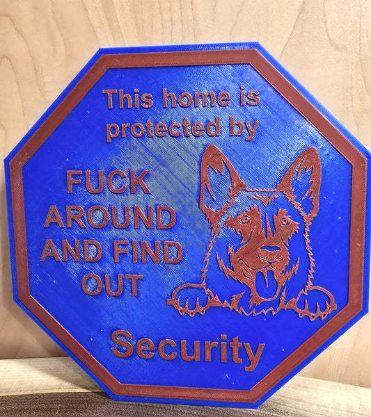Home Security Sign