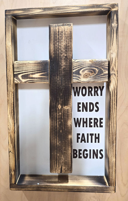 Worry Ends Sign