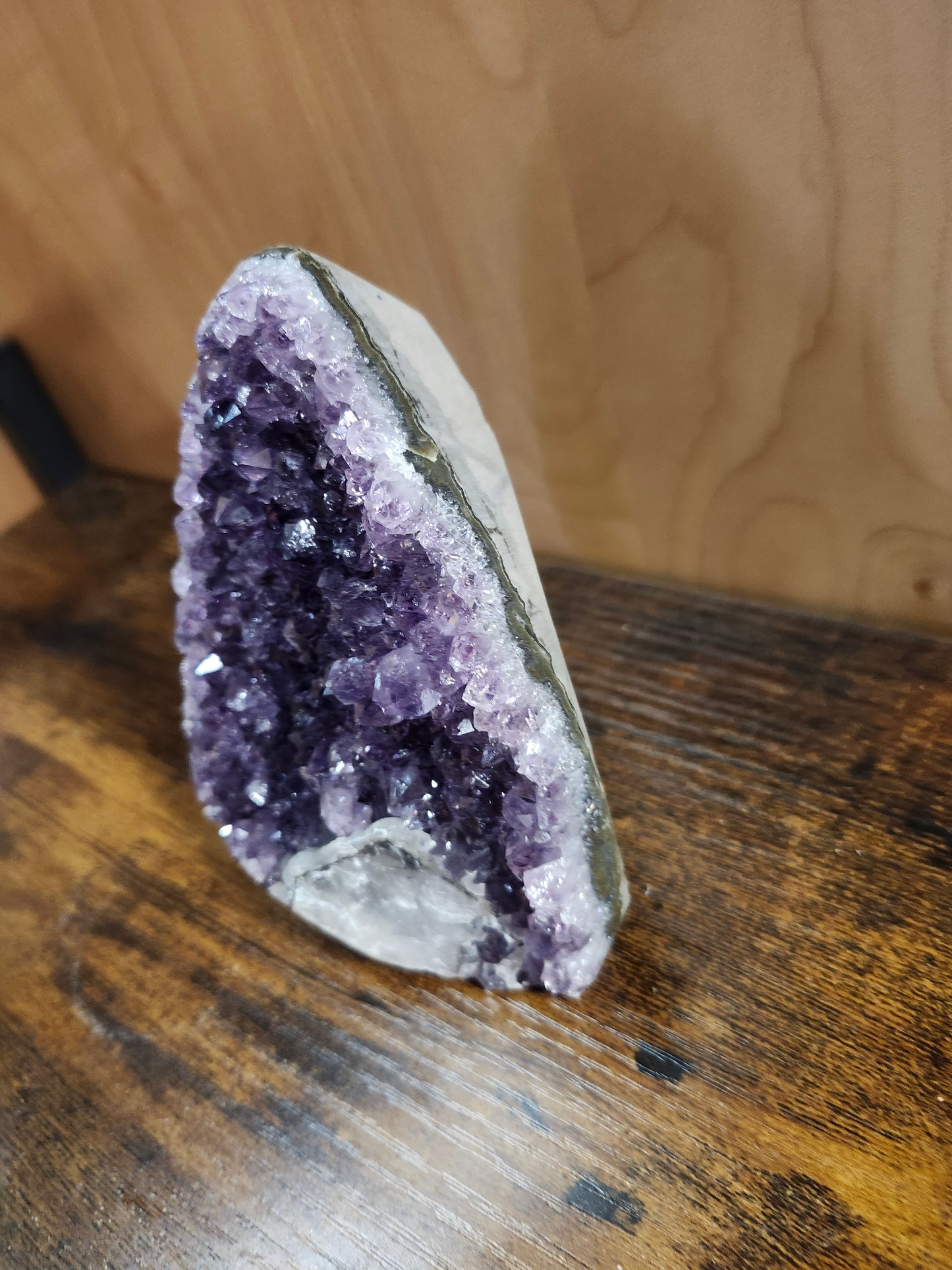 Natural Amethyst Geode Quartz Cluster Crystal