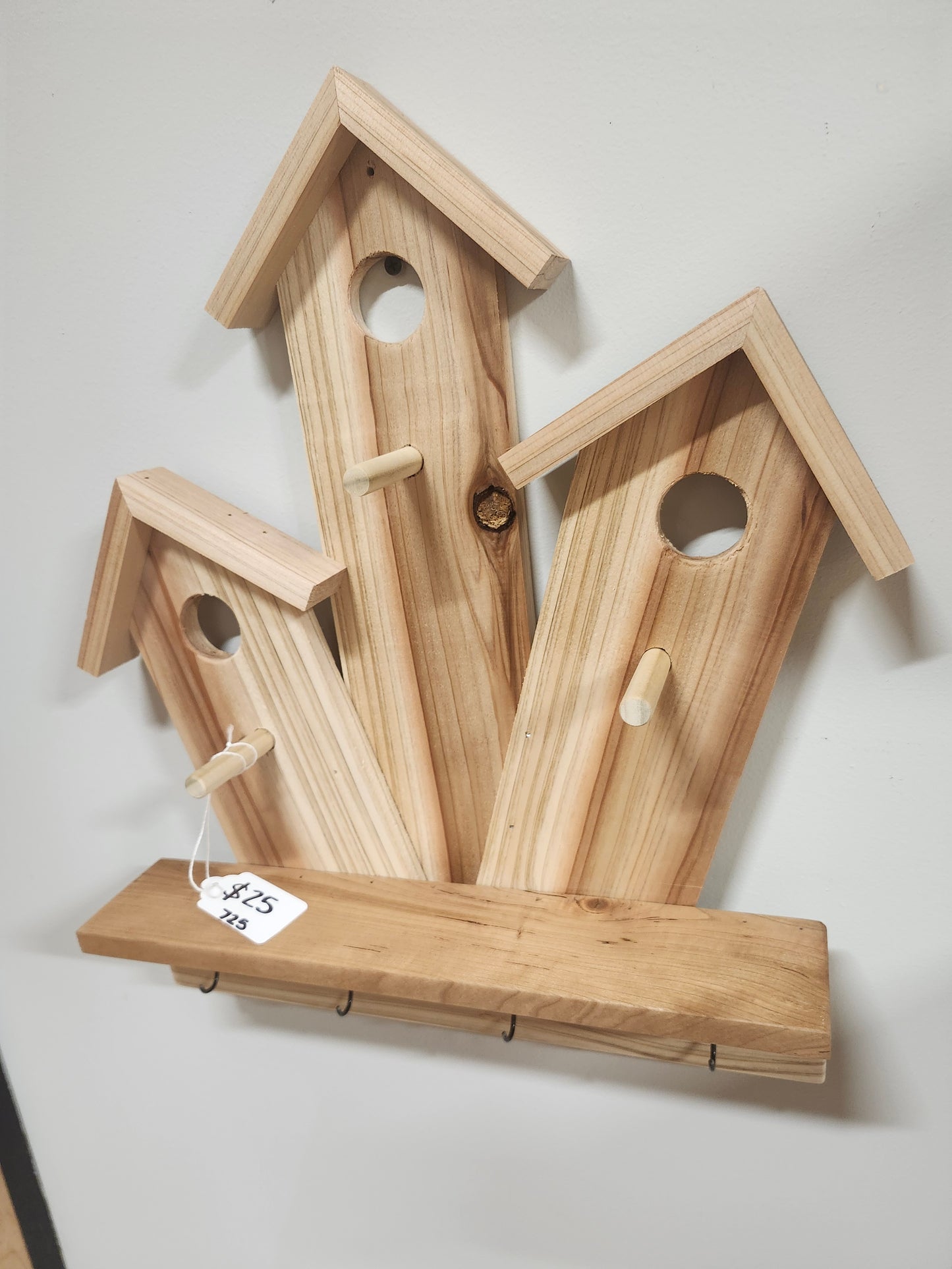 Birdhouse Shaped Key Holder