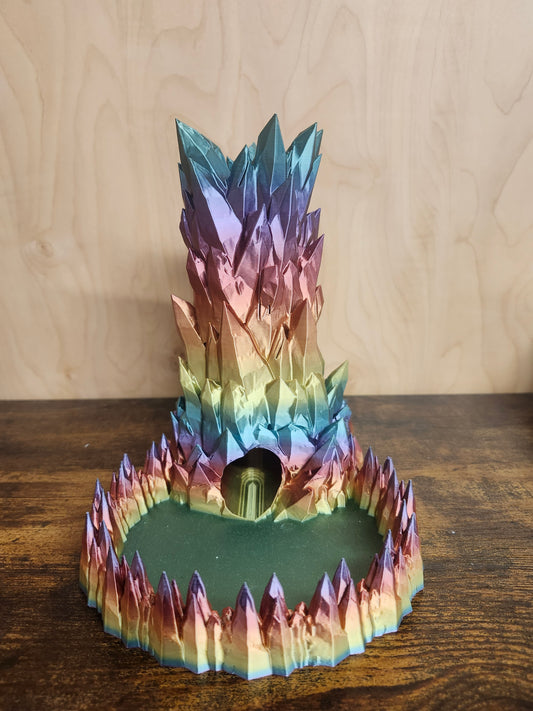 3d Crystal Dice Tower