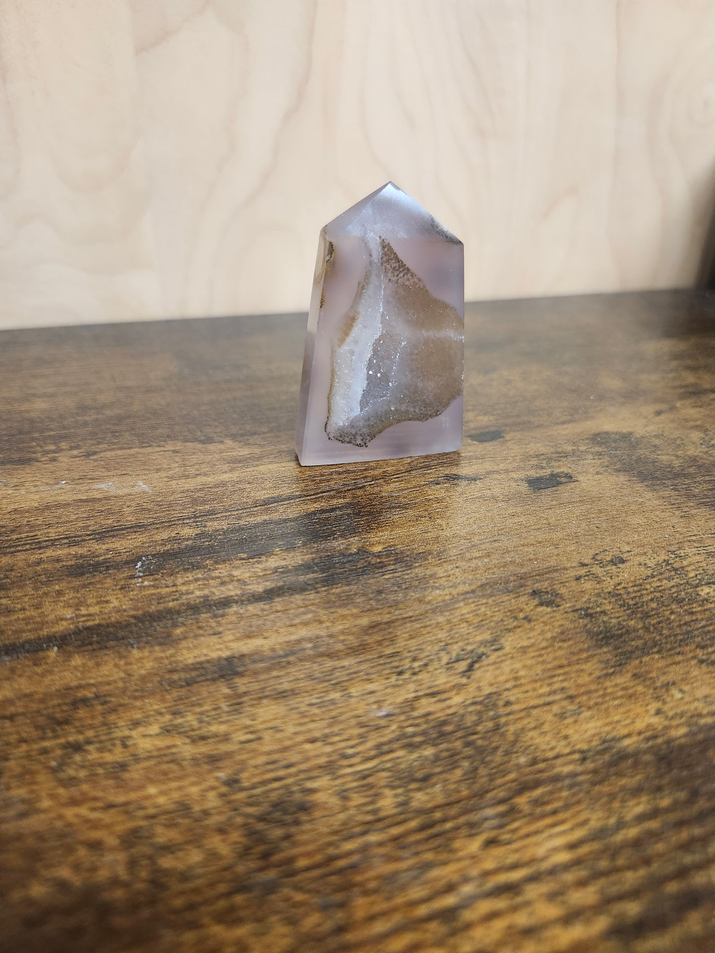Druzy Agate Tower