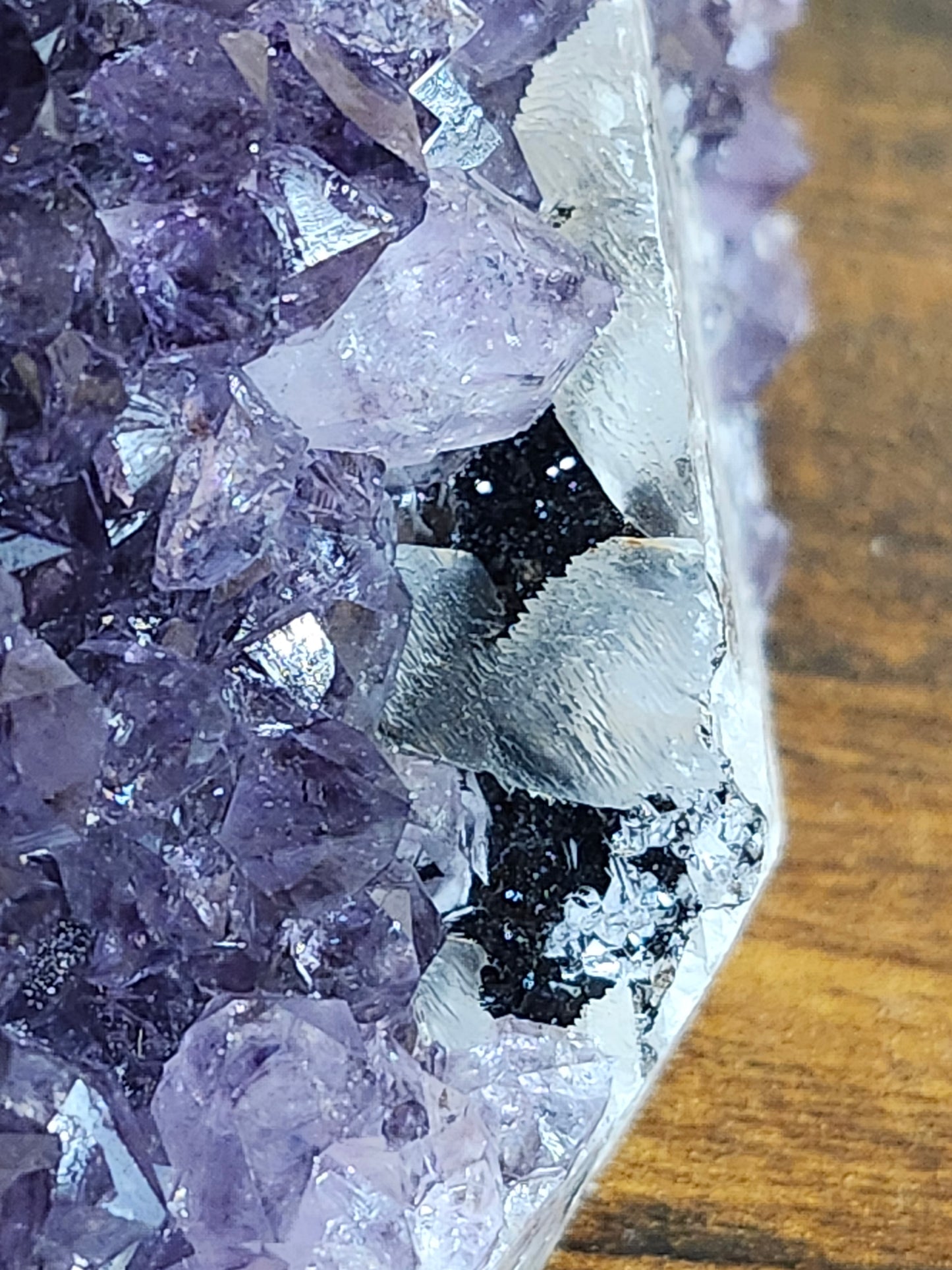 Natural Amethyst Geode Quartz Cluster Crystal