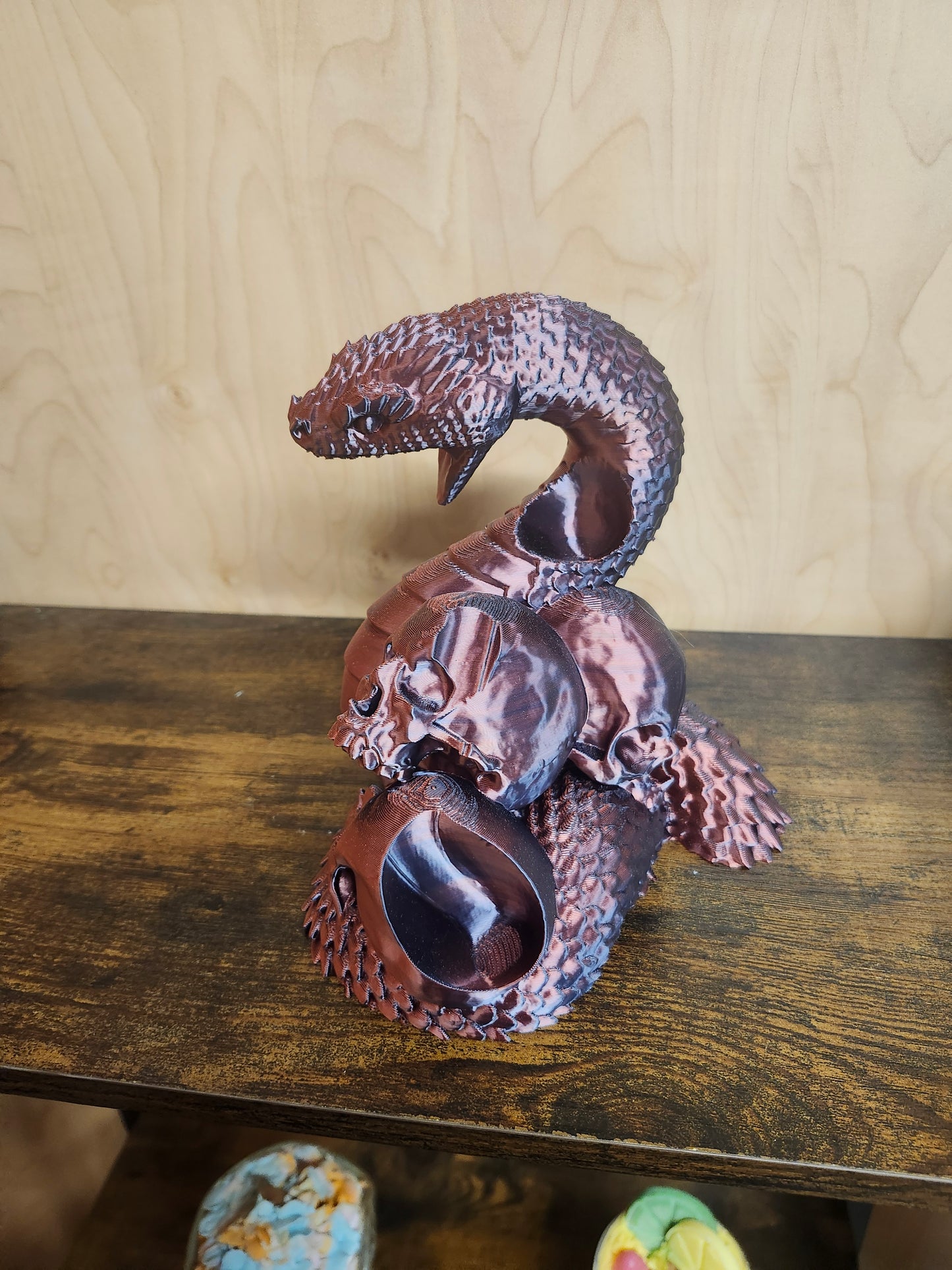 3D Printed Snake And Skull Ps5 Controller  Holder