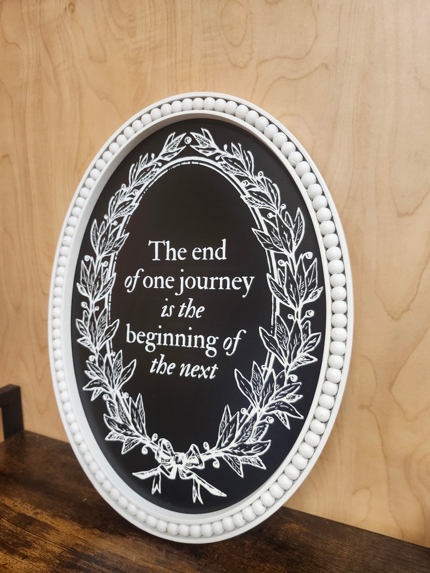 The End Of One Journey  Sign