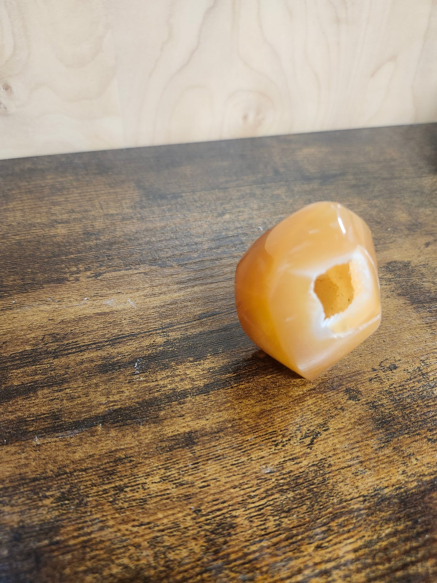 Agate Geode! NATURAL CARNELIAN CRYSTAL QUARTZ