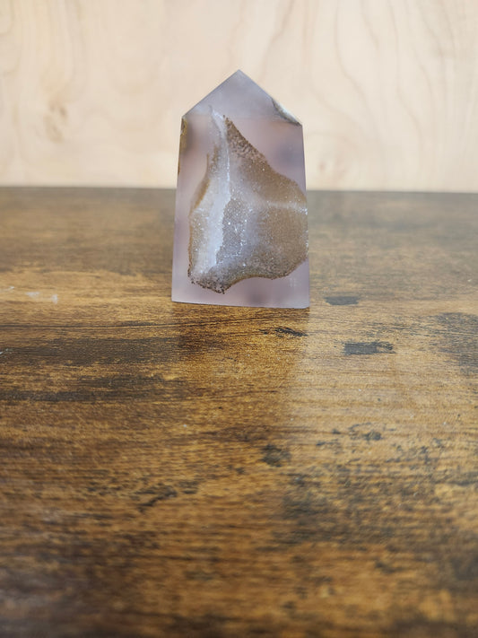 Druzy Agate Tower