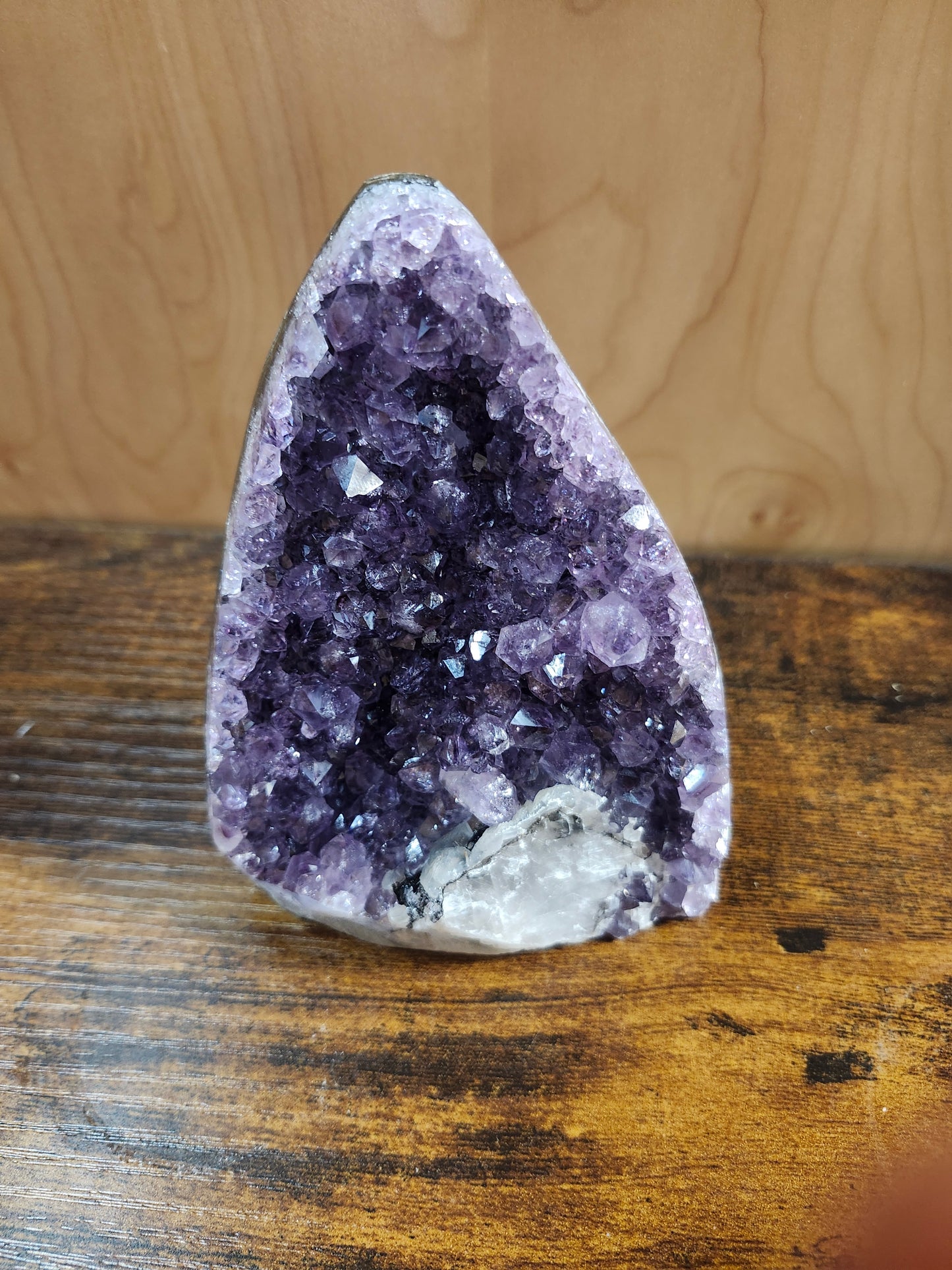 Natural Amethyst Geode Quartz Cluster Crystal